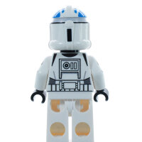 Custom Minifigur - Clone Trooper Rocket, realistic Helmet