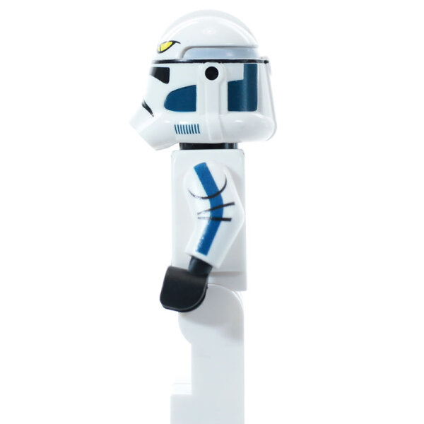 Custom Minifigur - Clone Trooper Tigershark, realistic Helmet