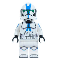 Custom Minifigur - Clone Trooper 501st, Jet, realistic...