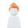 Haare, weiblich, Tolle und Pferdeschwanz, orange