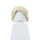 Haare, mittellang, voll, aschblond