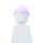 Haare, weiblich, geflochtener Dutt, rosa