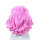 Haare, weiblich, lang, lockig, pink
