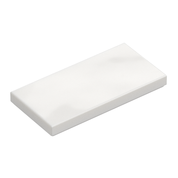 LEGO Fliese 2x4, weiß
