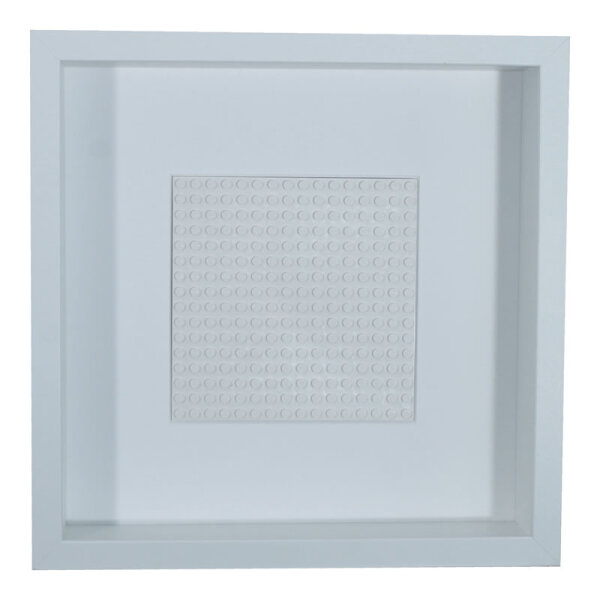 Objektrahmen 27 x 27 cm, mit LEGO-Platte 16x16 Noppen