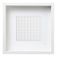 Objektrahmen 27 x 27 cm, mit LEGO-Platte 16x16 Noppen