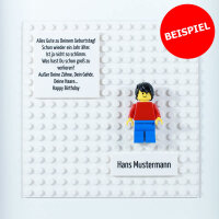 Objektrahmen 27 x 27 cm, mit LEGO-Platte 16x16 Noppen