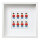 Objektrahmen 27 x 27 cm, mit LEGO-Platte 16x16 Noppen