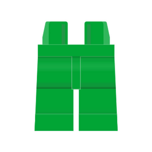 LEGO Beine plain, hellgrün