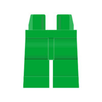LEGO Beine plain, hellgr&uuml;n