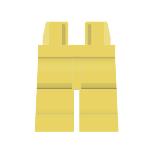 LEGO Beine plain, hellgelb
