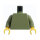 Torso & Arme plain olivgrün, gelbe Hände