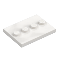 LEGO Ständer für Minifiguren, weiß