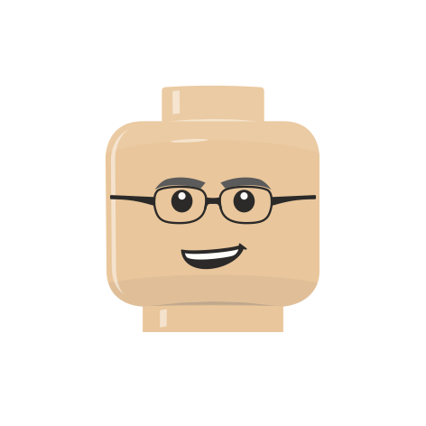 Custom Kopf, Brille, Raban