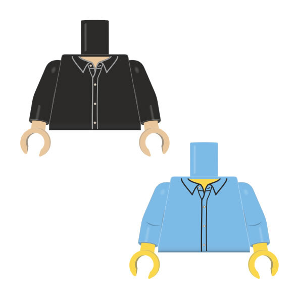 Custom Torso Oberhemd, konfigurierbar