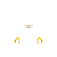 H&auml;nde, Hemd, gelb