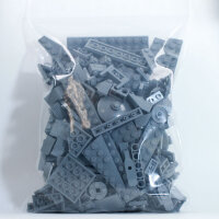 LEGO Steine, gemischt, 250g, Farbe dunkelgrau (dark...