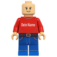 Custom Minifigur, personalisiert mit Name, konfigurierbar