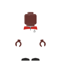 Uniform STV, rot, dunkle Hautfarbe (afrikanischer Typ)