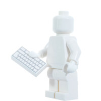 LEGO PC-Tastatur, wei&szlig;