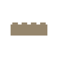 LEGO Stein 2x4, Sand Yellow | Dark Tan | schlamm
