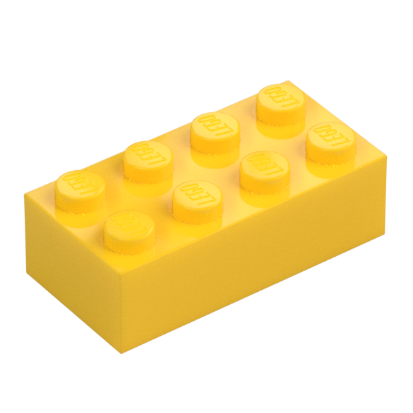 LEGO Stein 2x4, Bright Yellow | Yellow | gelb