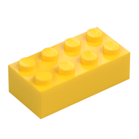 LEGO Stein 2x4, Bright Yellow | Yellow | gelb
