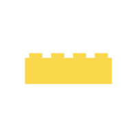 LEGO Stein 2x4, Bright Yellow | Yellow | gelb