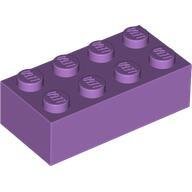Brick 2x4, Medium Lavender | Medium Lavender | lavendel