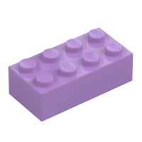 LEGO Stein 2x4, Medium Lavender | Medium Lavender | lavendel