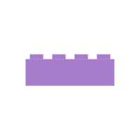 LEGO Stein 2x4, Medium Lavender | Medium Lavender | lavendel