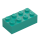 LEGO Stein 2x4, Bright Bluish Green | Dark Turquoise | dunkeltürkis