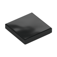 LEGO Fliese 2x2, schwarz