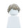 Haare, weiblich, lang, mit Zopf, mittelblond
