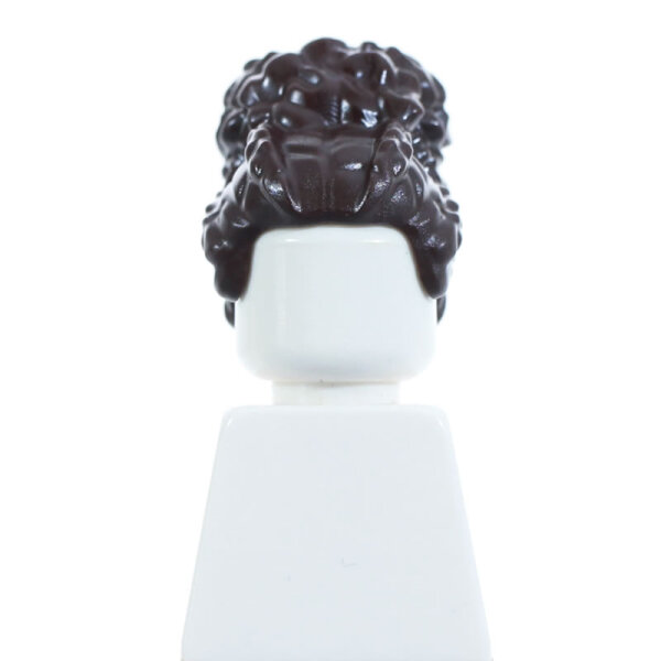Haare, weiblich, Dutt, hochgesteckt, dunkelbraun