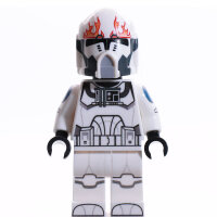 Custom Minifigur - Clone Trooper Pilot Flames