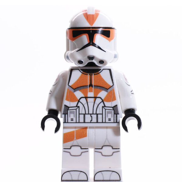 Custom Minifigur - Clone Trooper 212th Medic, realistic Helmet