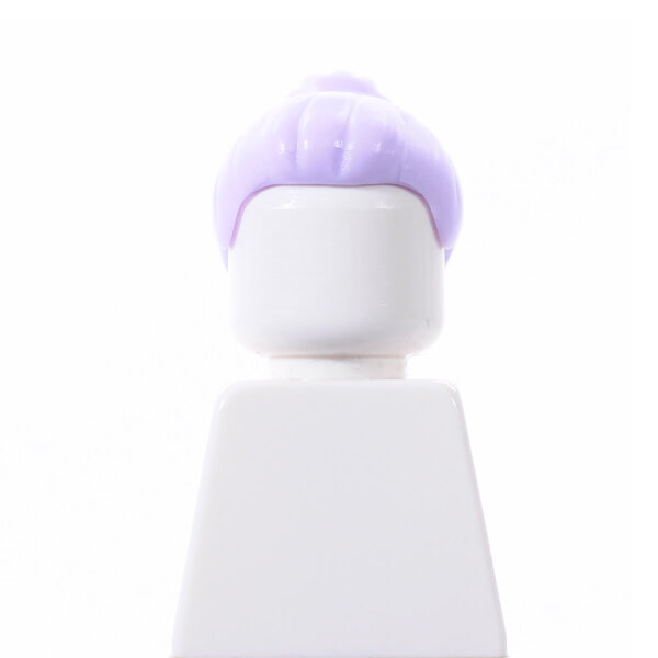 Haare, weiblich, Pferdeschwanz, lang mit Haarband, lavendel