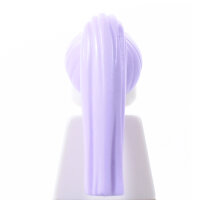 Haare, weiblich, Pferdeschwanz, lang mit Haarband, lavendel