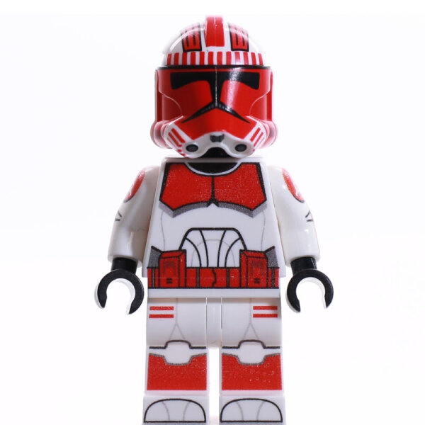Custom Minifigur - Clone Shock Trooper Heavy, realistic Helmet