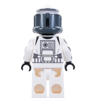 Custom Minifigur - Clone Trooper Sinker, 104th, realistic Helmet, dunkelgrau