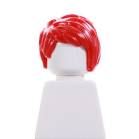 Haare, weiblich, kurz, Seitenscheitel, rot
