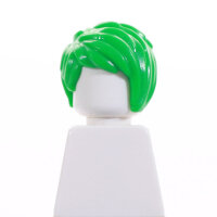 Haare, weiblich, kurz, Seitenscheitel, grün