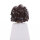 Haare, wellig, mittellang, dunkelbraun