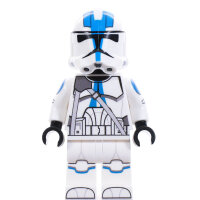 Custom Minifigur - Clone Trooper 501st, Heavy, realistic...