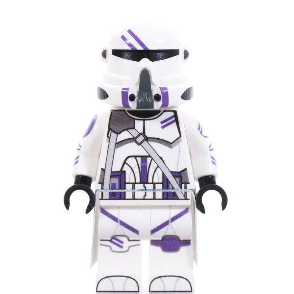 Custom Minifigur - Clone Airborne Trooper, lila