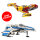 New Republic E-Wing und Shin Hatis Starfighter aus LEGO 75364 ohne Figuren