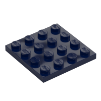 LEGO Platte 4x4, dunkelblau