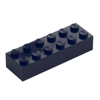 LEGO Stein 2x6, Earth Blue | Dark Blue | dunkelblau