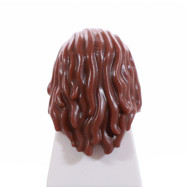 Haare, lang, wellig, hellbraun